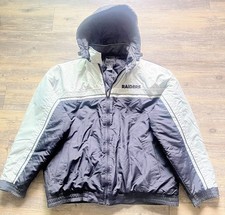 Vintage Spotlight Raiders Jacket XL Black/Gray Full Zip Clean Logo