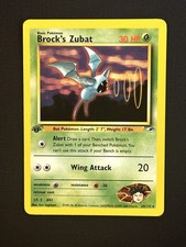 Brock's Zubat (24) Rare Gym Heroes 024/132 NM on eBay