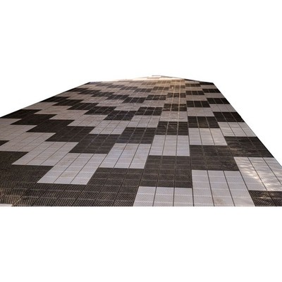 Caliber Protech Flooring - Smooth - 8/Piece - Grey 13610-3