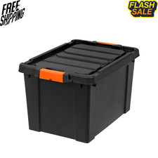 IRIS USA 19 Gallon Heavy Duty Plastic Storage...