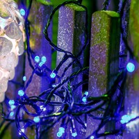 Led Lichterkette Deko Beleuchtung Blau 40 Led AußEn IP44 Garten Party Trafo