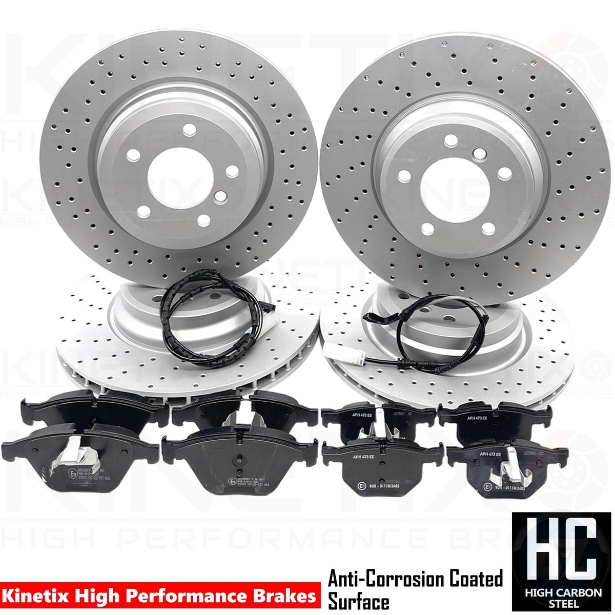 FOR BMW 330d 335d 330i 335i E90 E91 E92 E93 FRONT REAR BRAKE DISCS
