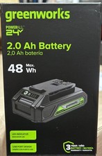 Greenworks 24V 2.0Ah Lithium-Ion Battery | 125+ Compatible Tools | Sealed