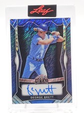 GEORGE BRETT 2025 LEAF METAL AUTO #MA-GB1 ROYALS 1/4 Q3474