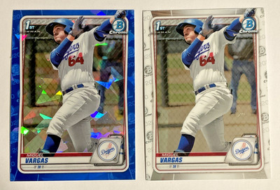 2020 Bowman Chrome Sapphire Miguel Vargas First BCP-131 White Sox