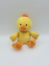 RUSS Sunshine Duck Plush Yellow Orange Soft Toy Baby Lovey Vintage