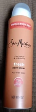 SheaMoisture Whole Body Deodorant Spray Fresh 72h Odor Control Aluminum Free... 