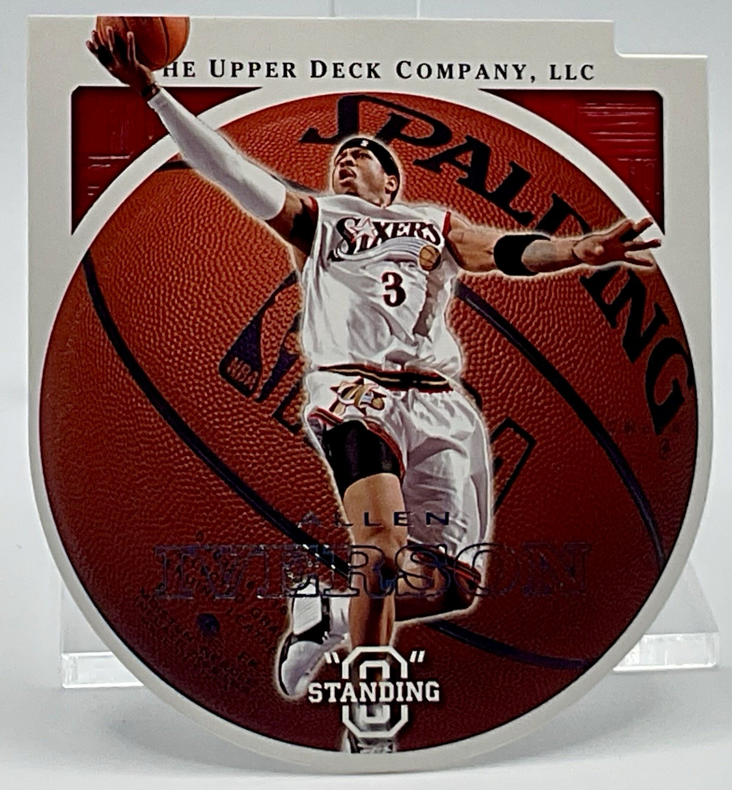 Upper Deck 2003-04 Standing "O" - Allen Iverson #60 - Die-Cut/Embossed 76ers