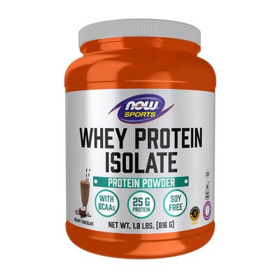 Whey Protein Isolate Dutch Chocolate, 1.8 lbs By Now Foods