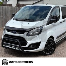 Ford Transit Custom 2018-2022 A-Bar Matte Black (Van Spoiler City Bull Bar)