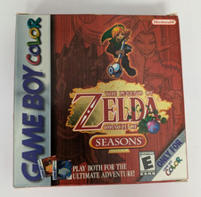 Legend of Zelda Oracle of Seasons Nintendo Game Boy Color GBC CIB