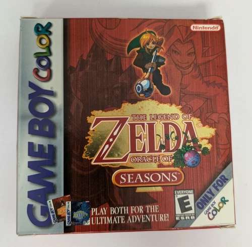Legend of Zelda Oracle of Seasons Nintendo Game Boy Color GBC CIB