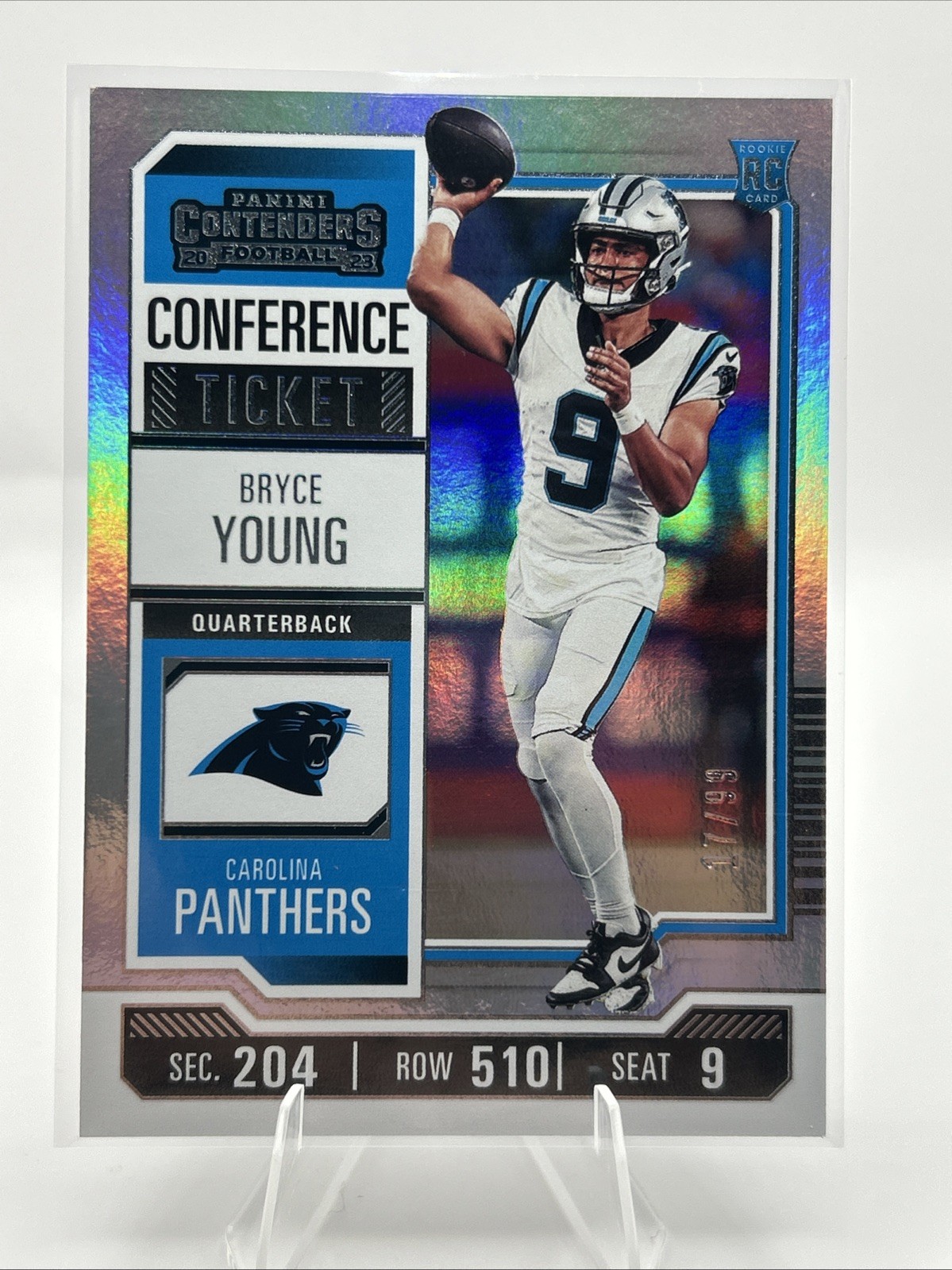 2023 Panini Contenders - Bryce Young #15 Conference Ticket /99 (RC)