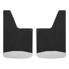 2 Mud Guards Mud Flaps Rear 12"x20" Textured Rubber Luverne 250935