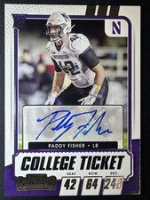 2021 Panini Contenders Draft Picks Paddy Fisher Auto #178