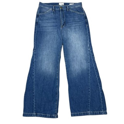 Frame Jean Le Baggy Palazzo Flare Seafarer Women's 31x31