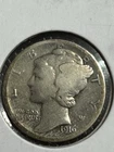 1916 Mercury Dime, Better Date, 1st Year Of Issue, 99c Shipping