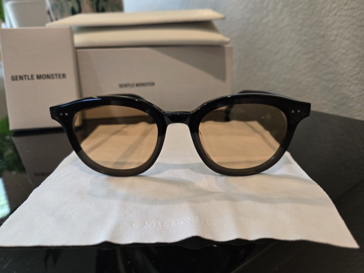 Gentle Monster FLATBA Polarized Sunglasses Black Frame Used | eBay