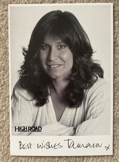 TAKE THE HIGH ROAD Signed Cast Card Tamara Kennedy