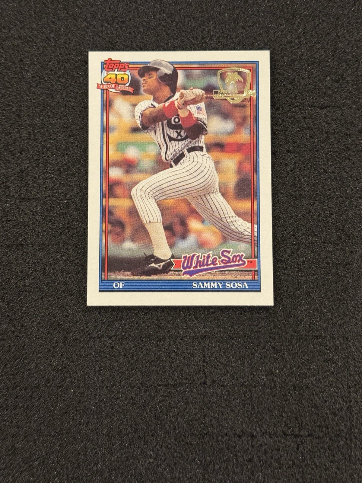 1991 Topps Desert Shield #414 Sammy Sosa Chicago White Sox Baseball Card