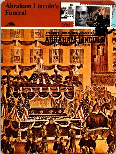 Dr Jim Stamps Maximum Card Abraham Lincoln 42C Fdc