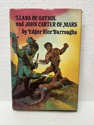 Llana of Gathol John Carter of Mars Edgar Rice Burroughs Hardcover Book 1977