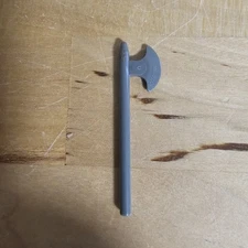 LEGO 3848 (1pc) Minifigure Weapon Axe Halberd - Gray Vintage