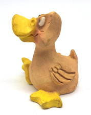 Russ Berrie Kathleen Kelly Duck Figurine Critter Factory 14200 Retired Vtg 1990