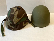 GROUND TROOPS' HELMET and LINER Type 1 NSN 8470-00-935-6843 Cloth Camo Cover
