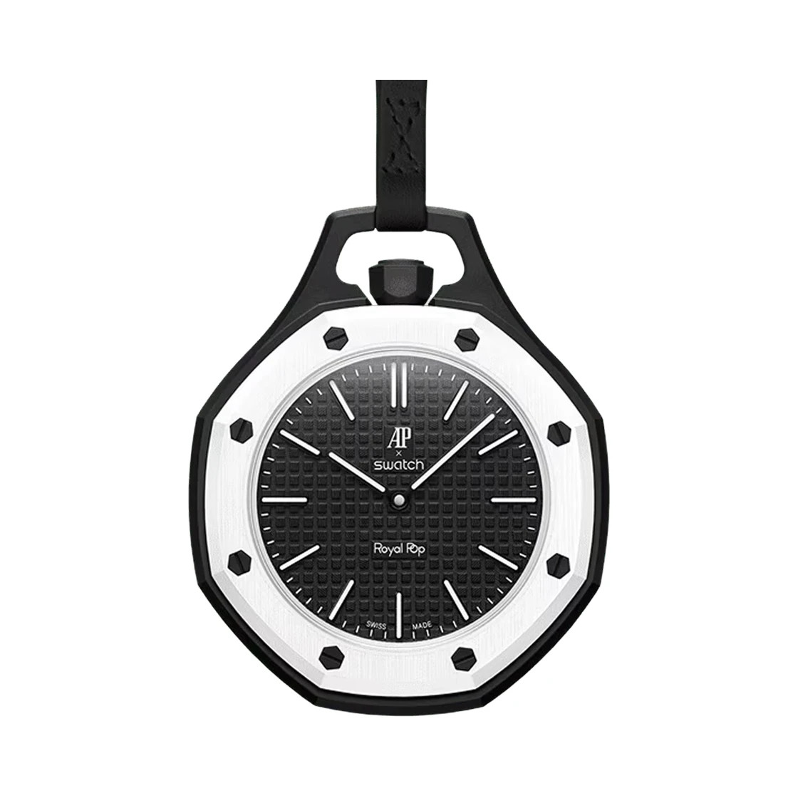 Audemars Piguet x Swatch  Pop 黒ｘ白 Swatch x Audemars Piguet Bioceramic Royal Oak Pop Ocho Negro 40mm