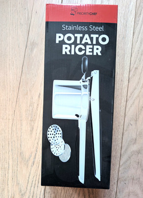 Priority chef Potato Ricer Heavy Duty 15 oz Stainless Steel Masher NEW