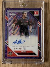 Topps Chrome Bundesliga 25/26 Arthur #BA-AR AUTO /75