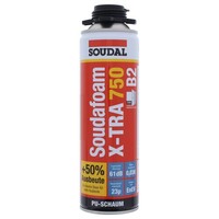 Soudal 1K-Pistolenschaum Soudafoam X-Tra 750 B2 500Ml Bauschaum Montageschaum