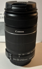 Canon EF-S 55-250mm f/4-5.6 IS II Zoom Lens and Instruction Manual