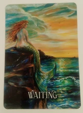 2020 Messages From the Mermaids Oracle Card Waiting 5"X 3.5"