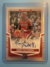 Panini Donruss Signature Series Ruben Patterson Auto Trail Blazers