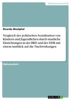 Ricardo Westphal | Vergleich Der Politischen Sozialisation Von Kindern Und...