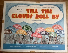 TILL THE CLOUDS ROLL BY  original 22X28 U.S HALF SHEET-MGM MUSICAL.