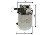Kraftstofffilter Bosch F 026 402 218 Filtereinsatz Leitungsfilter FüR Nissan VAN
