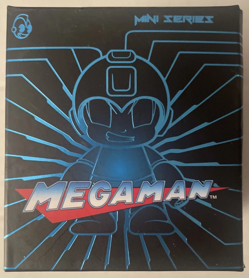 Kidrobot 3" Mega Man Metallic Mega Man Red Mini Series 2016 221 Capcom Foto 2 de 4