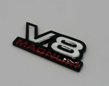 94-01 V8 Magnum Fender Door OEM Nameplate Badge Mopar 1500 Van Emblem