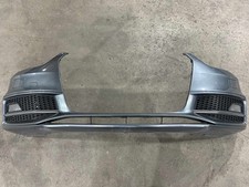 2013-2016 B8.5 Audi S4 Oem Front Bumper Monsoon Gray Lx7r Broken Slats Tl 2013-2016 B8.5 Audi S4 Oem Front Bumper Monsoon Gray Lx7r Broken Slats Tl