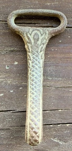 Civil War Confederate Snake Sword Hook Hanger Dug Relic Brass