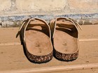 Just Be Women's Comfort Sandals Sparkly Gold, Size 9 — photo 5