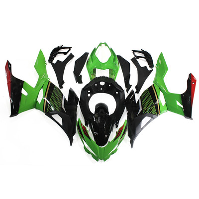 Green Black Fairing Kit for Kawasaki Ninja 400 2018-2023 ABS Injection Bodywork