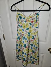 American Eagle Women’s Spaghetti Strap Summer floral Flower Dress size 10 