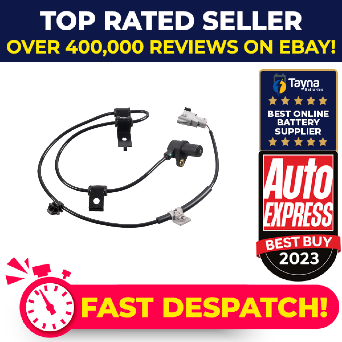 ABS Sensor Front Left 186152 Febi Wheel Speed 9567017010 Top Quality Guaranteed