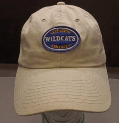 Vtg Adj Strapback American Needle University Of Kentucky Wildcats Patch Hat Cap