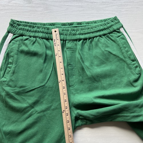 FUBU Fleece Shorts Mens XXL Green 11 Inch Inseam Oversized 90s Vintage - Picture 5 of 13