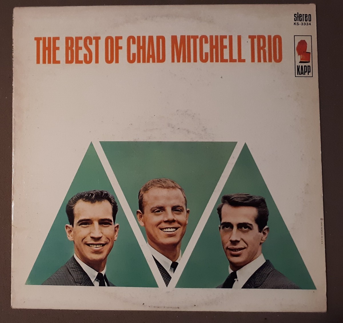 洋楽 THE GREATEST 3 CAMPAIGN SAMPLER The Best of Chad Mitchell Trio by Kapp Records 33rpm VINYL LP